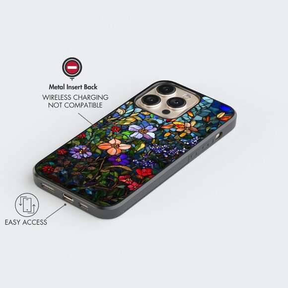 Floral Phone Cover – iPhone 16, 15 Pro, 14, Galaxy S25, S24, S24 Ultra, Pixel 9 - Picture 8 of 9